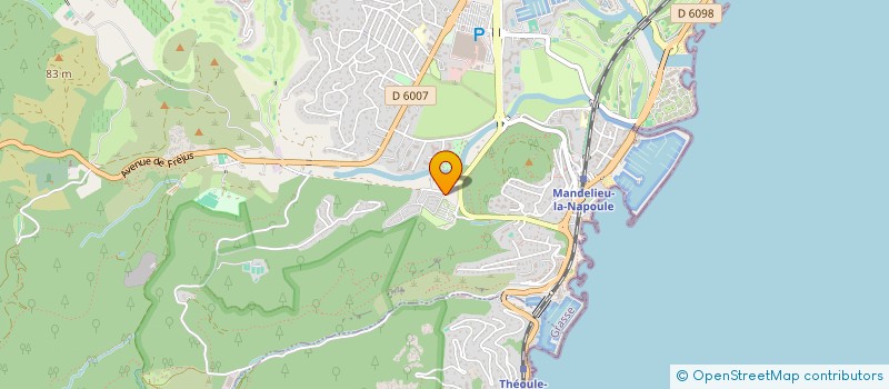 localisation de l'entreprise INDIVISION LLORCA-FENART à MANDELIEU-LA-NAPOULE