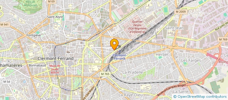 localisation de l'entreprise INDIVISION LMMT  CLERMONT-FERRAND