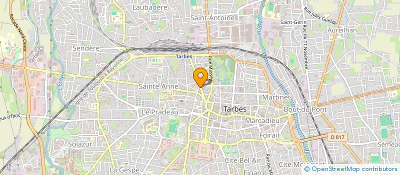 localisation de l'entreprise INDIVISION LMNP BERSEGOL PEZET  TARBES