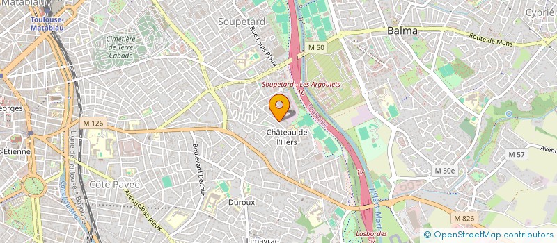 localisation de l'entreprise INDIVISION LMNP BOUBEE BRULER  TOULOUSE