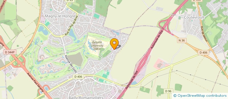 localisation de l'entreprise INDIVISION LMNP CLAVIER  BAILLY-ROMAINVILLIERS