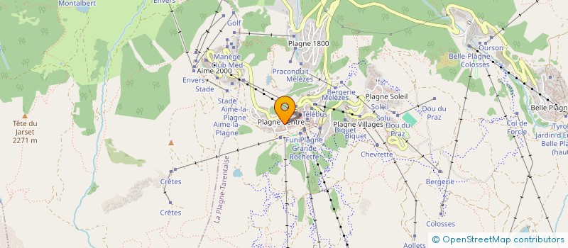 localisation de l'entreprise INDIVISION LMNP ELOY-PHILIPPART  LA PLAGNE TARENTAISE