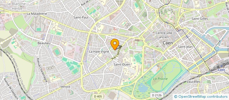localisation de l'entreprise INDIVISION LMNP GANTNER à CAEN
