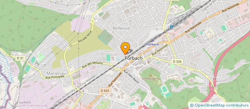 localisation de l'entreprise INDIVISION  LMNP INGRAO  FORBACH