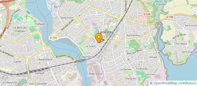 localisation de l'entreprise INDIVISION LMNP LE BERRE - LE PUIL  LANESTER