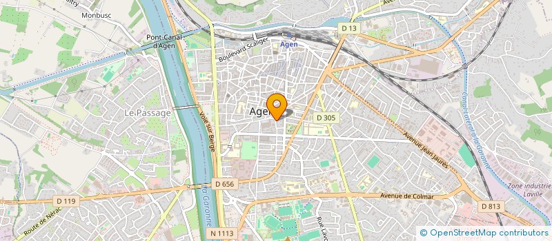 localisation de l'entreprise INDIVISION LMNP MAGES  AGEN