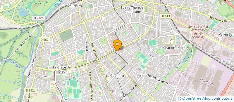 localisation de l'entreprise INDIVISION LMNP RESIDENCE LE PARIS à CAEN
