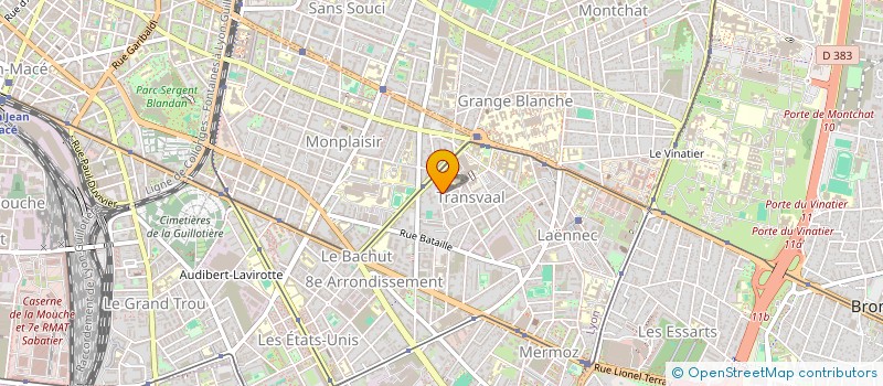 localisation de l'entreprise INDIVISION LOC LYON8  LYON