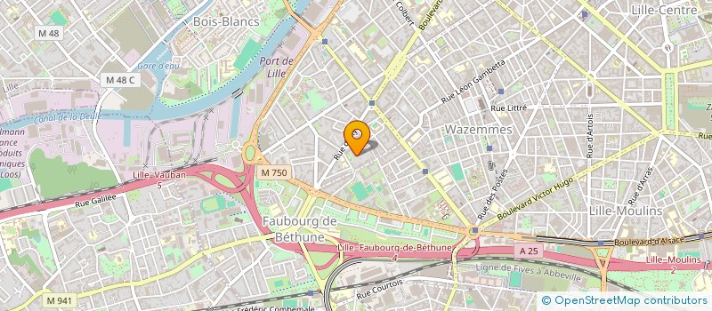 localisation de l'entreprise INDIVISION LOCACLEF à LILLE
