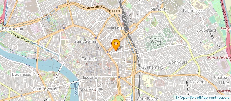localisation de l'entreprise INDIVISION LOCATION HUREAU GASQUET à TOULOUSE