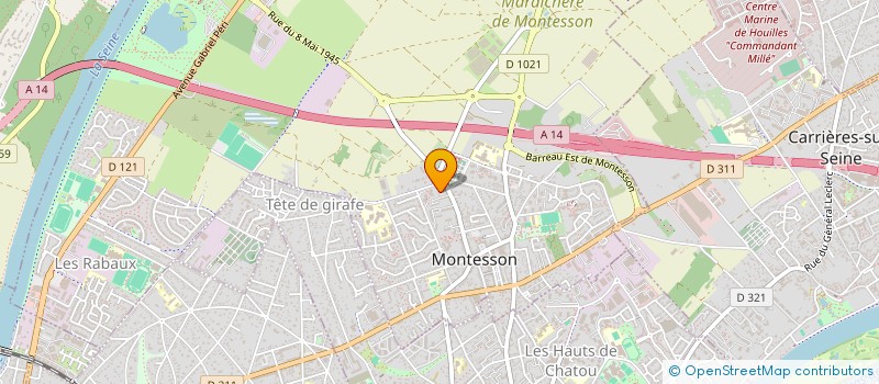 localisation de l'entreprise INDIVISION LOCQUE JACQUES  MONTESSON