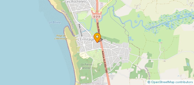 localisation de l'entreprise INDIVISION LODAM à SAINT-BREVIN-LES-PINS