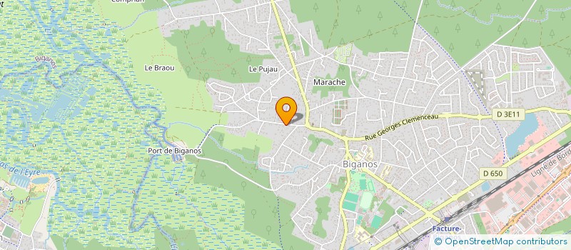 localisation de l'entreprise INDIVISION LOEUILLET-FREMONT  BIGANOS