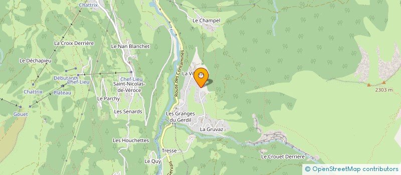 localisation de l'entreprise INDIVISION LOHARD / CHABAL  SAINT-GERVAIS-LES-BAINS