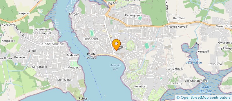 localisation de l'entreprise INDIVISION LOHEAC  BENODET