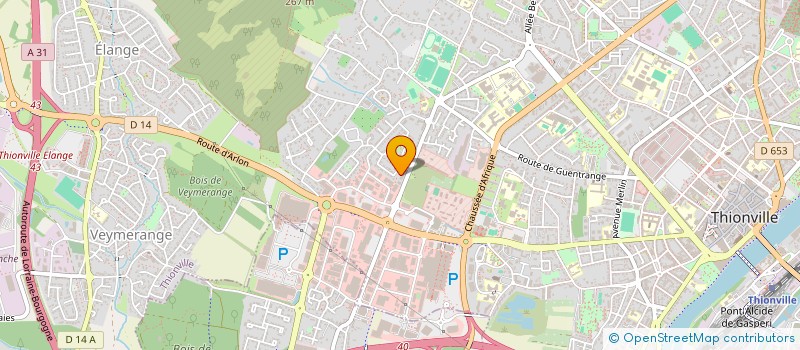 localisation de l'entreprise INDIVISION LOIODICE-SEBALD  THIONVILLE