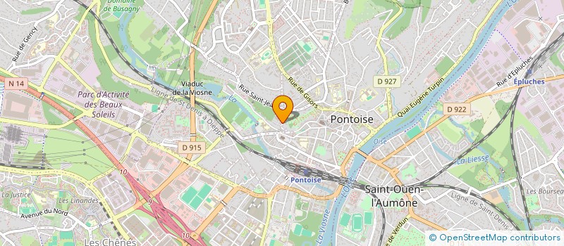 localisation de l'entreprise INDIVISION LOISEAU DIAS BATTISTON  PONTOISE