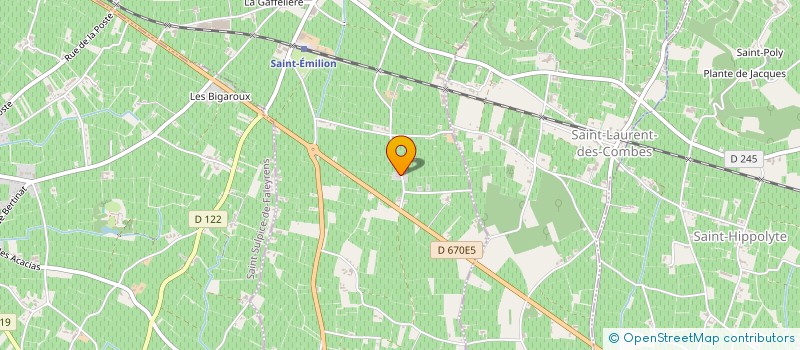 localisation de l'entreprise INDIVISION LOISEAU RENEE à SAINT-EMILION