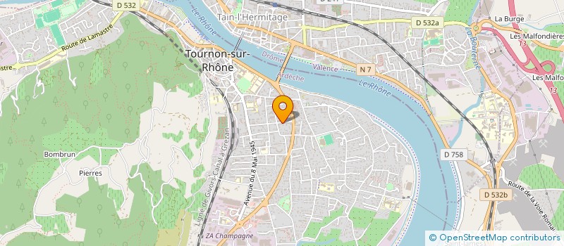 localisation de l'entreprise INDIVISION LOLA COSTE CAROLE SENHADJI à TOURNON-SUR-RHONE
