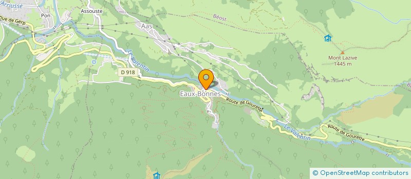 localisation de l'entreprise INDIVISION LONCHAMBON BARBARA ET AURELIE  EAUX-BONNES