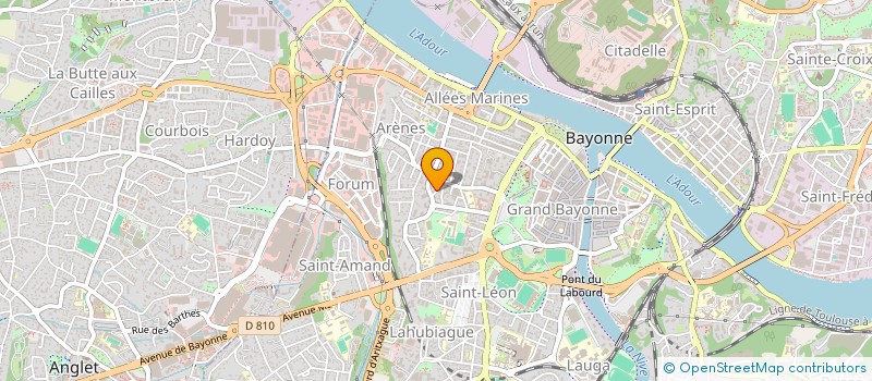 localisation de l'entreprise INDIVISION LONGUET PATRICK ET OLIVIER à BAYONNE