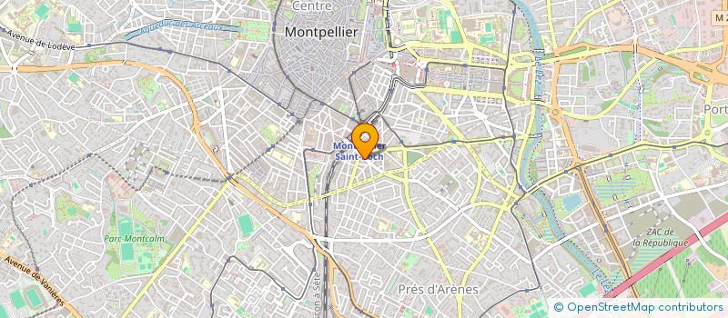 localisation de l'entreprise INDIVISION LOPEZ BARRAQUET-PORTE à MONTPELLIER