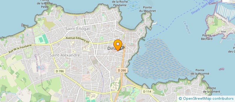 localisation de l'entreprise INDIVISION LORCET  DINARD