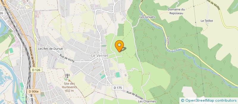 localisation de l'entreprise INDIVISION LORENCEAU à LE VERNET