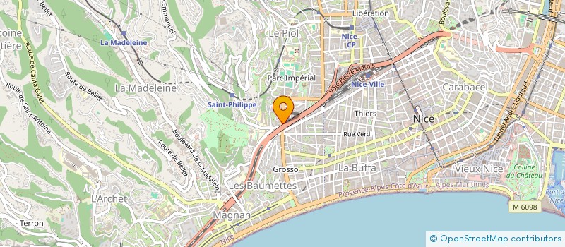 localisation de l'entreprise INDIVISION LORETI  NICE