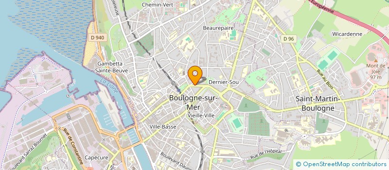 localisation de l'entreprise INDIVISION LORIDANT ET DOUILLY à BOULOGNE-SUR-MER