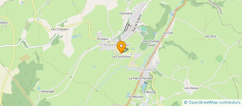 localisation de l'entreprise INDIVISION LORRAIN SYLVICULTURE  NOYANT-D'ALLIER