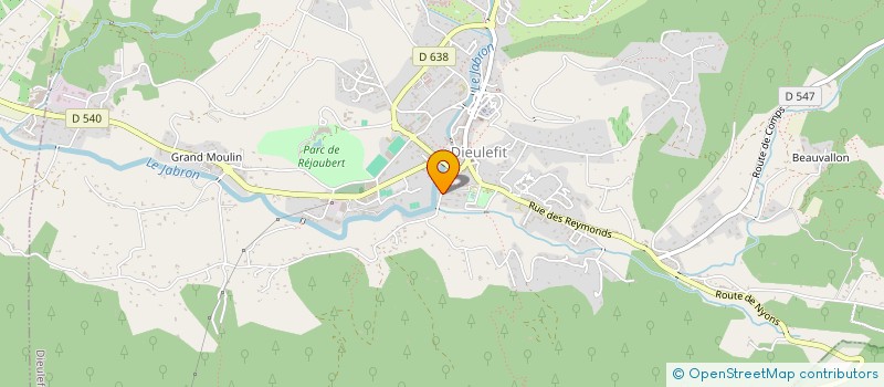 localisation de l'entreprise INDIVISION LOTITO  DIEULEFIT