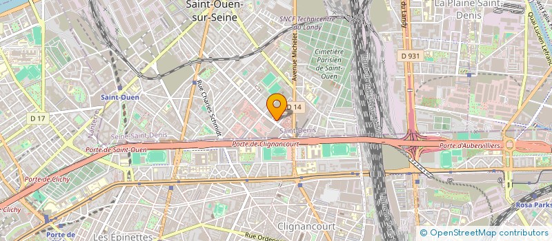localisation de l'entreprise INDIVISION LOUALI  SAINT-OUEN-SUR-SEINE