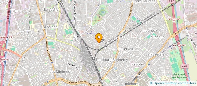 localisation de l'entreprise INDIVISION LOUBERE VERLHAC à TOULOUSE
