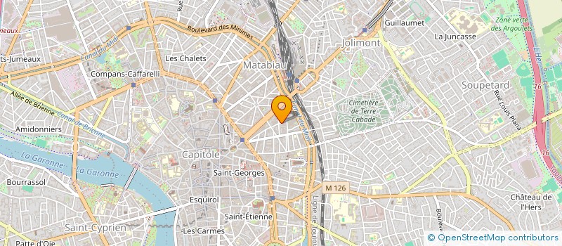 localisation de l'entreprise INDIVISION LOUBET BRIAND  TOULOUSE