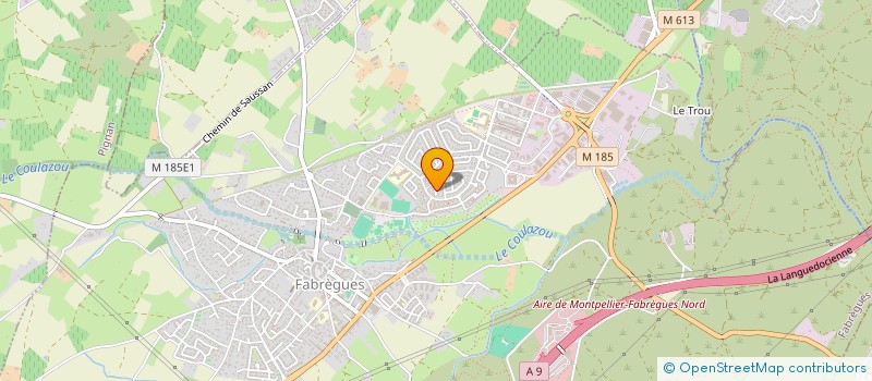 localisation de l'entreprise INDIVISION LOUBET DELAFOSSE  FABREGUES