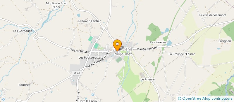 localisation de l'entreprise INDIVISION LOUIS à SAINT-DENIS-DE-JOUHET