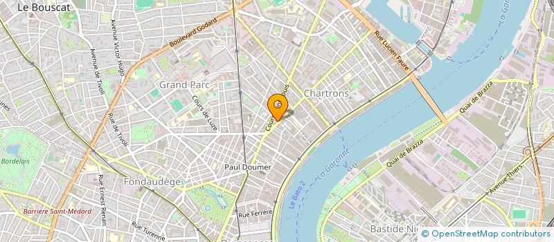 localisation de l'entreprise INDIVISION LOUIS - DESCAZEAUD  BORDEAUX