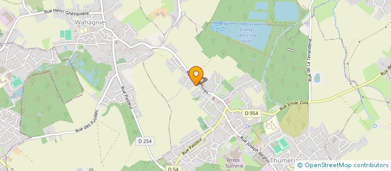 localisation de l'entreprise INDIVISION : LOUIS DUMONT MAITE TROUSSELARD  THUMERIES