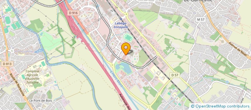 localisation de l'entreprise INDIVISION LOULERGUE BONVALLET  LABEGE