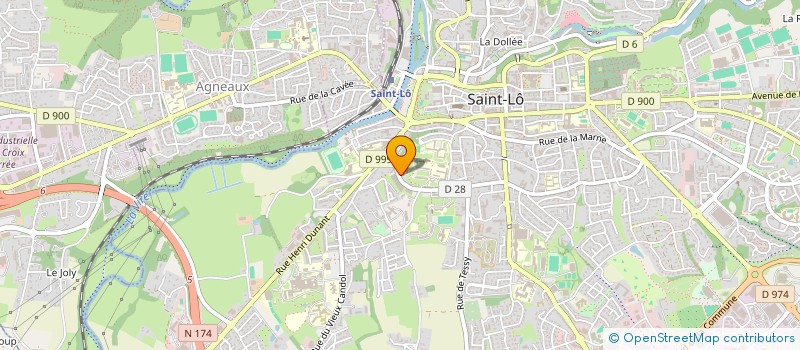 localisation de l'entreprise INDIVISION LOUNES / GRANDREMY  SAINT-LO