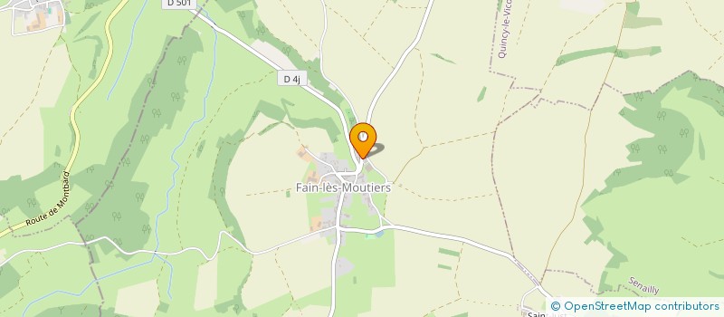 localisation de l'entreprise INDIVISION LOUREIRO  FAIN-LES-MOUTIERS