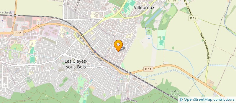 localisation de l'entreprise INDIVISION LOURENCO ESMERADO  VILLEPREUX