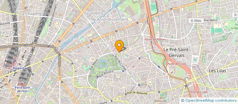 localisation de l'entreprise INDIVISION LOURENCO PLATRET  PARIS