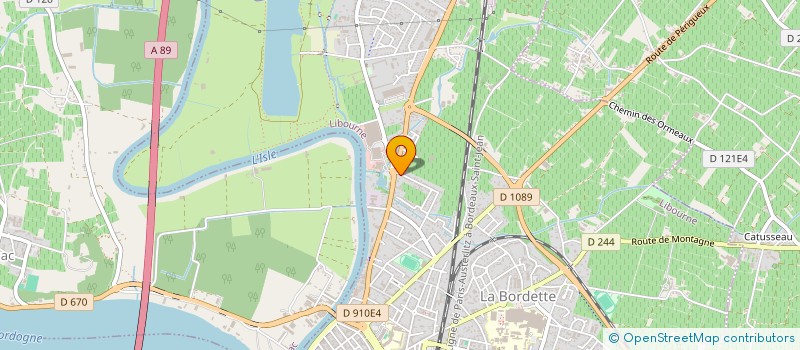 localisation de l'entreprise INDIVISION LOURMET-LAVOIX  LIBOURNE
