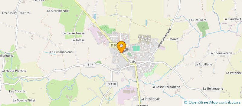 localisation de l'entreprise INDIVISION LOURY  BAIS