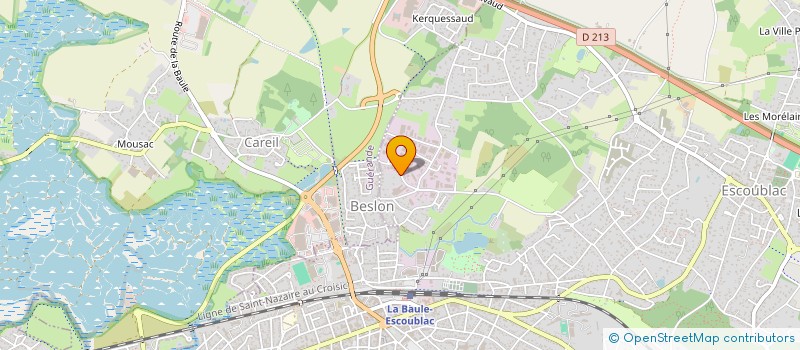 localisation de l'entreprise INDIVISION LOUSSAUT - LE GALL à LA BAULE-ESCOUBLAC