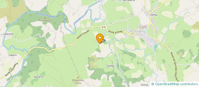 localisation de l'entreprise INDIVISION LOYCE  IRISSARRY