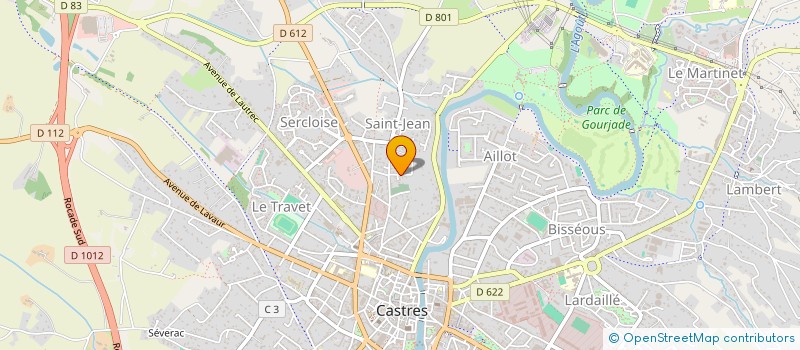 localisation de l'entreprise INDIVISION LOZANO  CASTRES