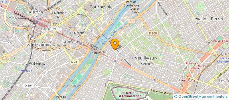 localisation de l'entreprise INDIVISION LU CHANG à NEUILLY-SUR-SEINE